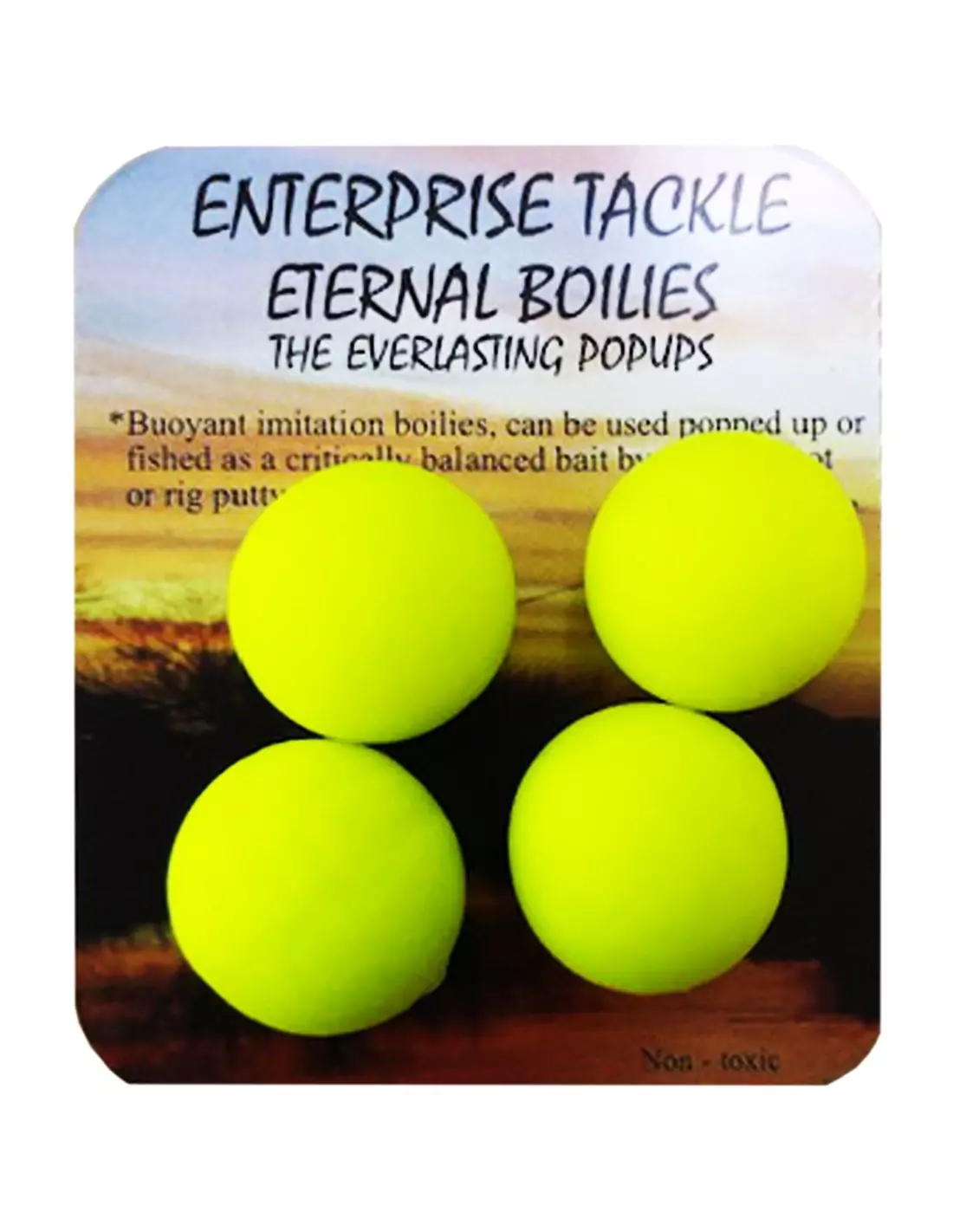 ENTERPRISETACKLE IMITACION POP UP BOILIES AMARILLO - Imagen 2