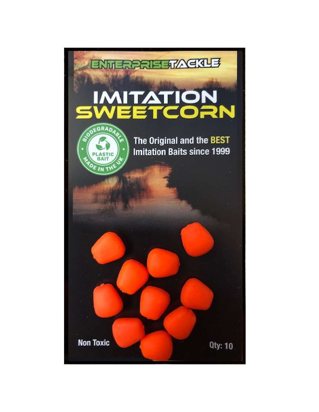 ENTERPRISETACKLE IMITACION MAIZ NARANJA FLUOR