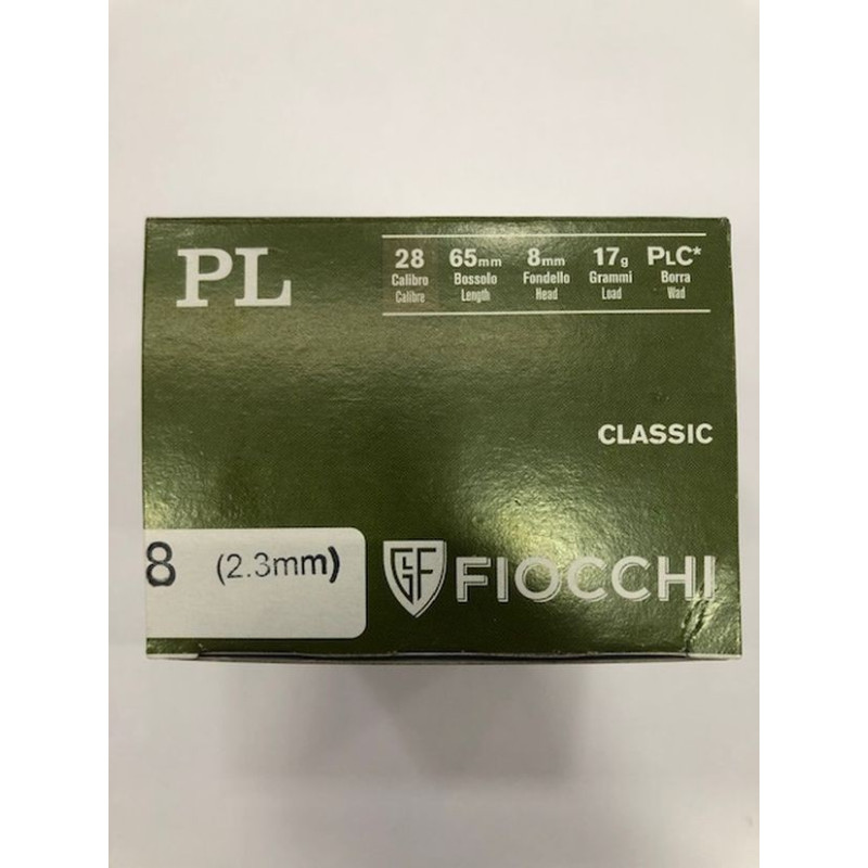 CARTUCHO FIOCCHI PL 17GR CAL.28 - Imagen 3