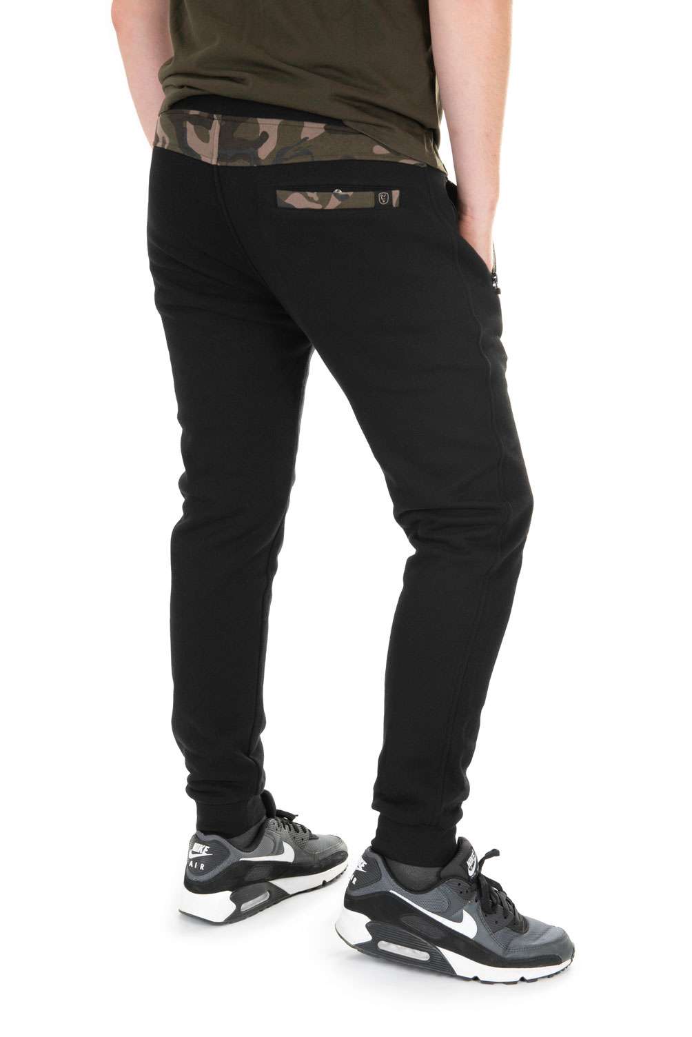 PANTALON JOGGERS NEGRO LOGO CAMO FOX - Imagen 3