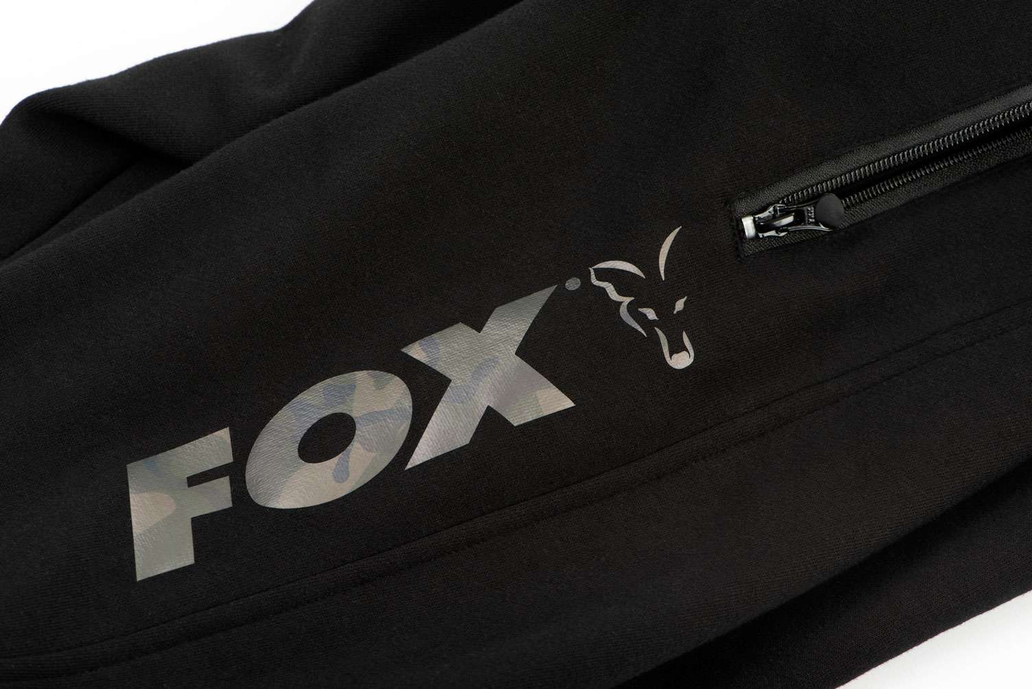 PANTALON JOGGERS NEGRO LOGO CAMO FOX - Imagen 4