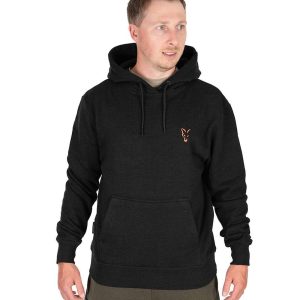 SUDADERA FOX COLLECTION HOODY NEGRA/NARANJA