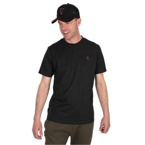 CAMISETA FOX COLLECTION NEGRA Y NARANJA