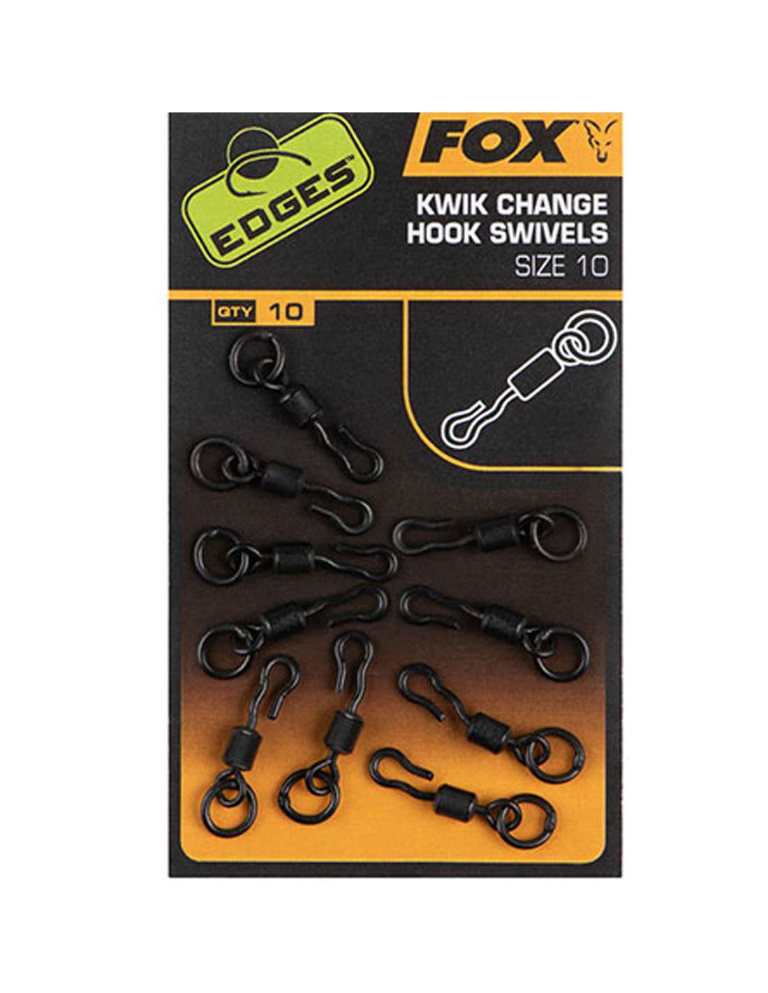 KWIK CHANGE HOOK SWIVELS FOX N.10