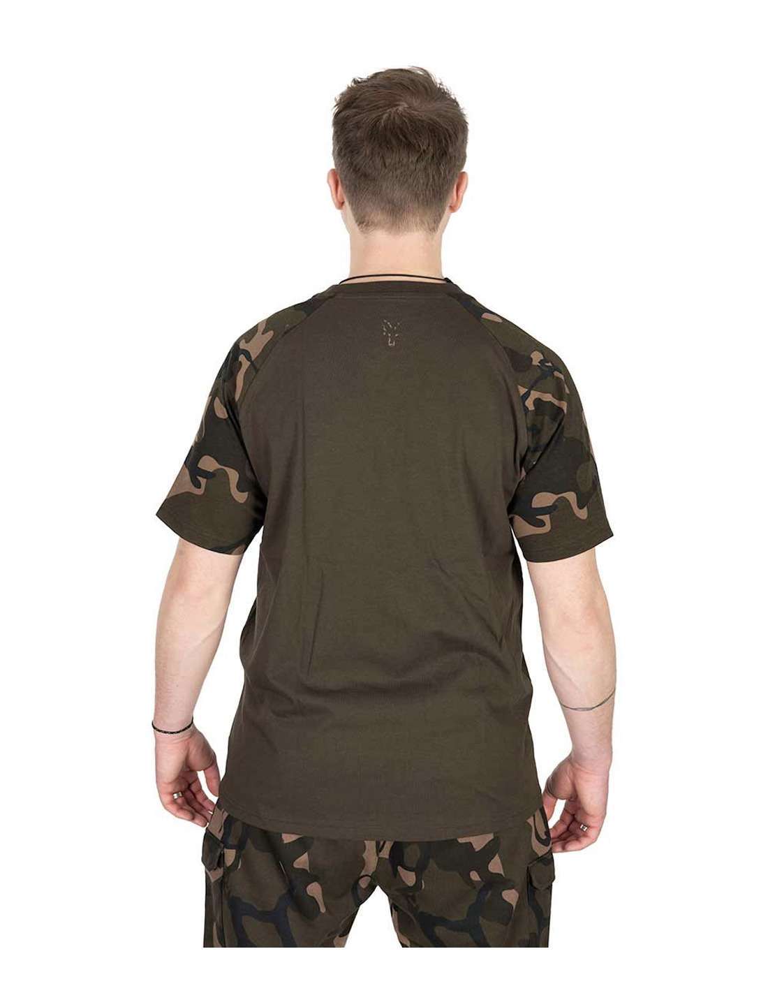 CAMISETA FOX OUTLINE PRINT KAKI - Imagen 3