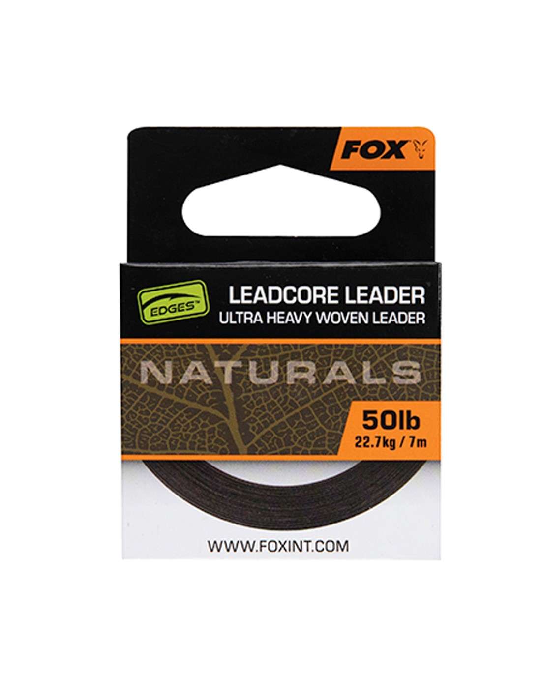 LEADCORE 50LB 7M LEADER NATURAL FOX - Imagen 2