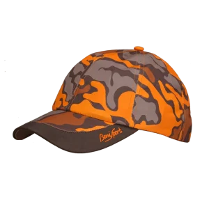 GORRA CAMUFLAJE NARANJA INFANTIL REGULABLE NIÑO