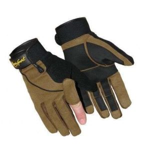 GUANTES BENISPORT MARRON/NEGRO