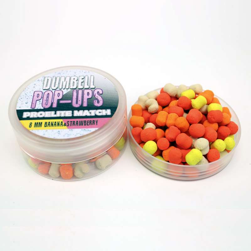 DUMBELL POP UPS BANANA Y FRESA 8MM PROELITE - Imagen 2