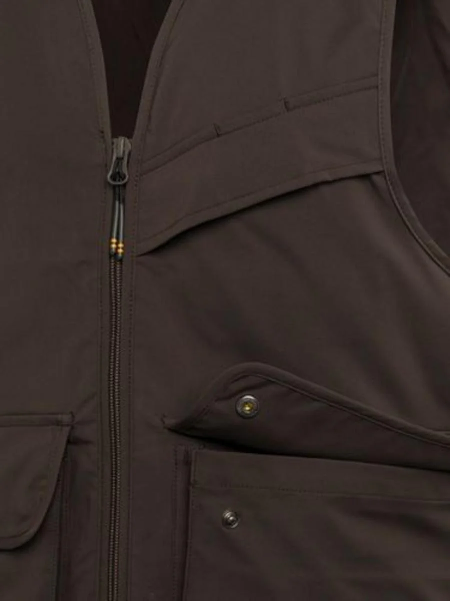 CHALECO CAZA SYMMER VEST BROWN BARK BERETTA - Imagen 5