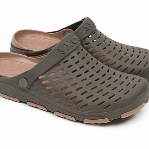 ZAPATO EN ZUECO CLOGS KHAKI/TAN DE FOX