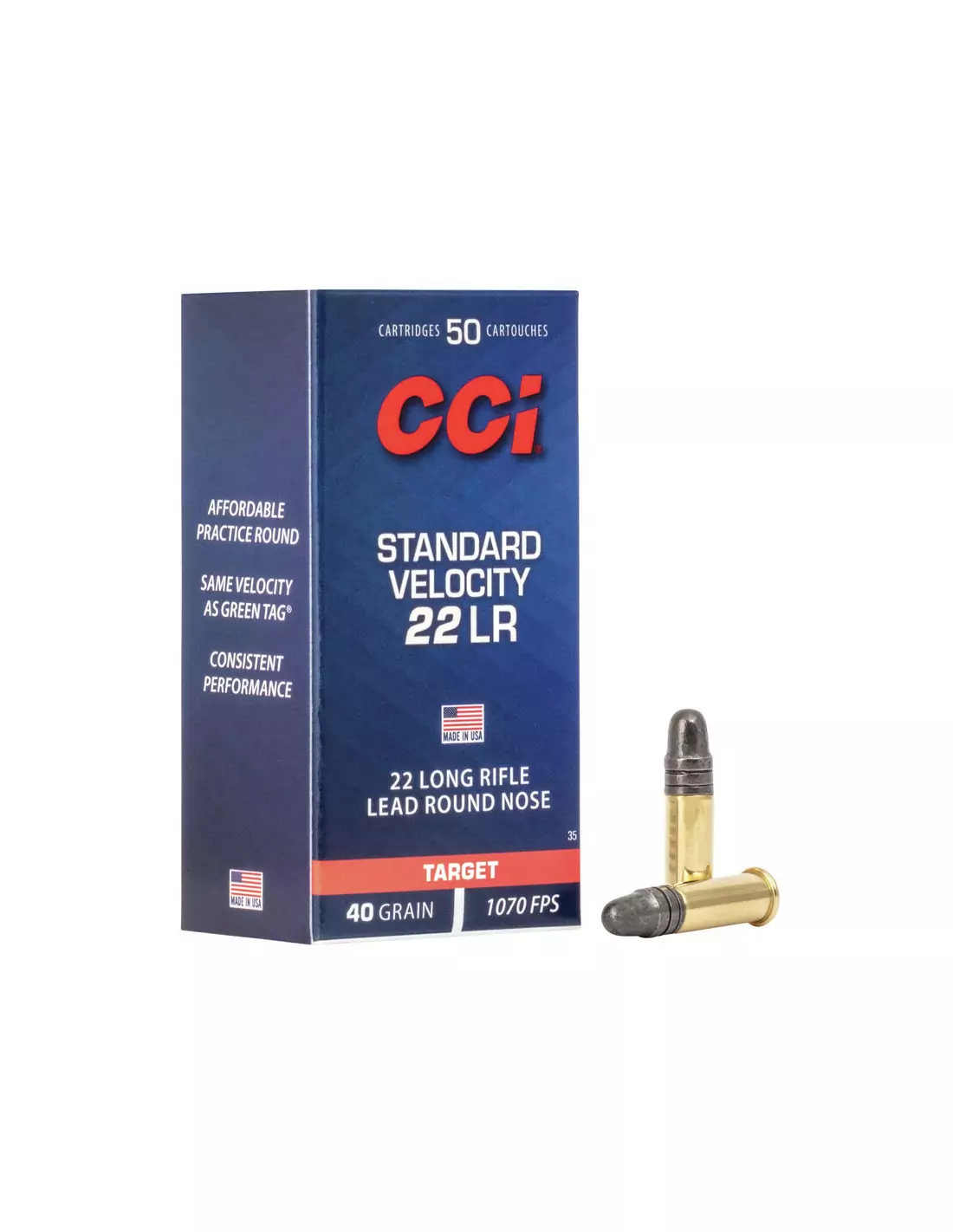 BALA CCI CAL.22LR 40GR CAJA 50UNI.