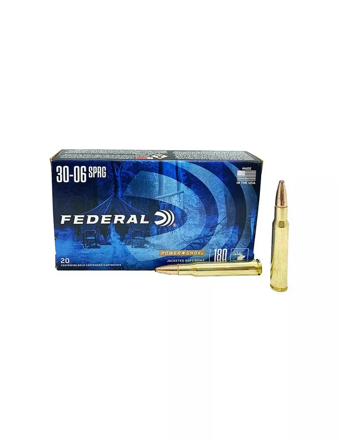 BALA FEDERAL POWER-SHOK 30-06 180GR
