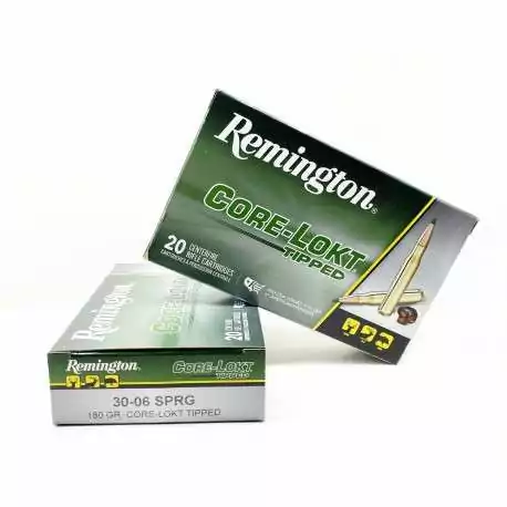 BALA REMINGTON 30-06 180GR CORE-LOKT TIPPED - Imagen 2