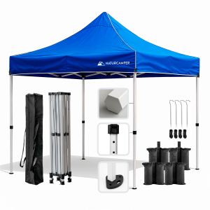 Carpa Plegable 3x3m Naturcamper GARDEN con barras o patas hexagonales