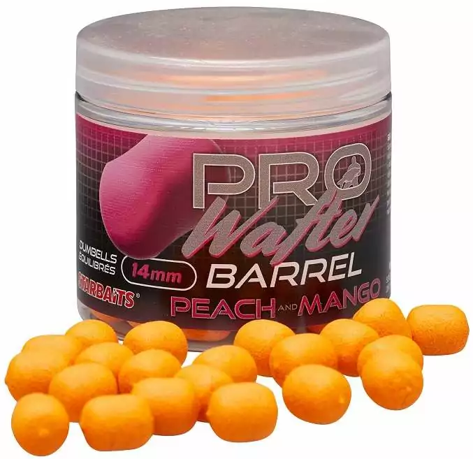 DUMBELL WAFTER PEACH AND MANGO 14MM STARBAITS 50GR - Imagen 2