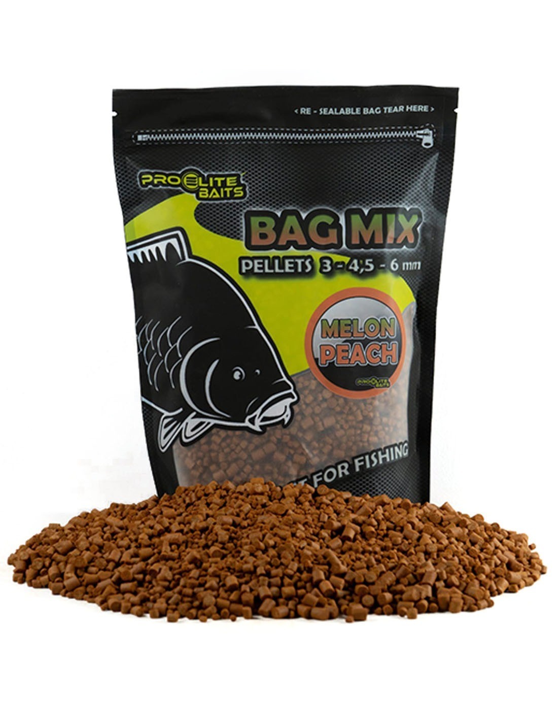 PELLETS BAG MIX 3MM/4,5MM/6MM 800GR PRO ELITE BAIT