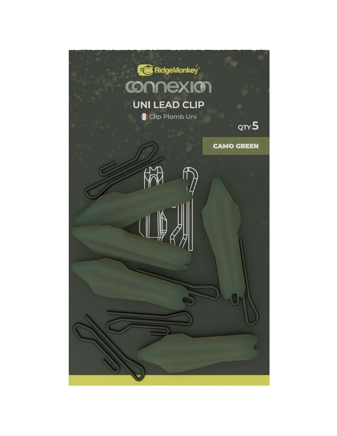 CONEXION UNI LEAD CLIP CAMO RIDGEMONKEY - Imagen 2