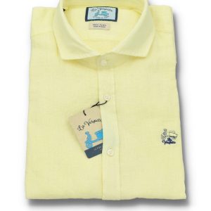Camisa La Vespita Lino Amarillo 6205