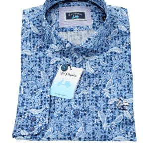Camisa La Vespita Hojas 6206