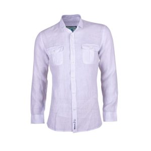 Camisa La Vespita Lino Blanco  6280