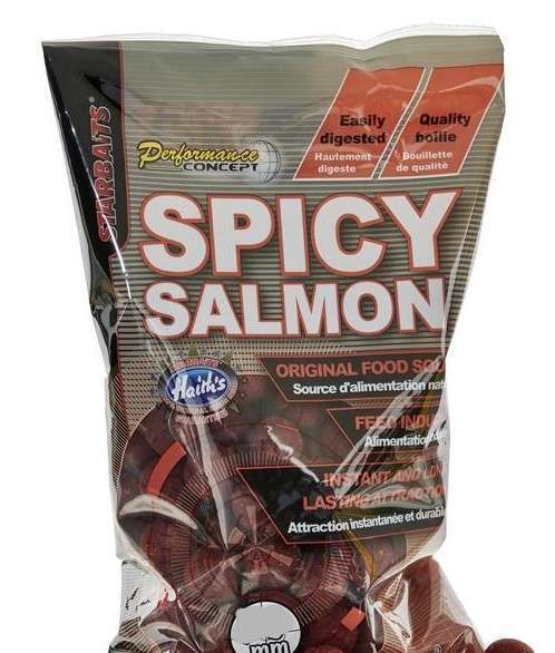 BOILIES SPICY SALMON 800GR STARBAITS - Imagen 2