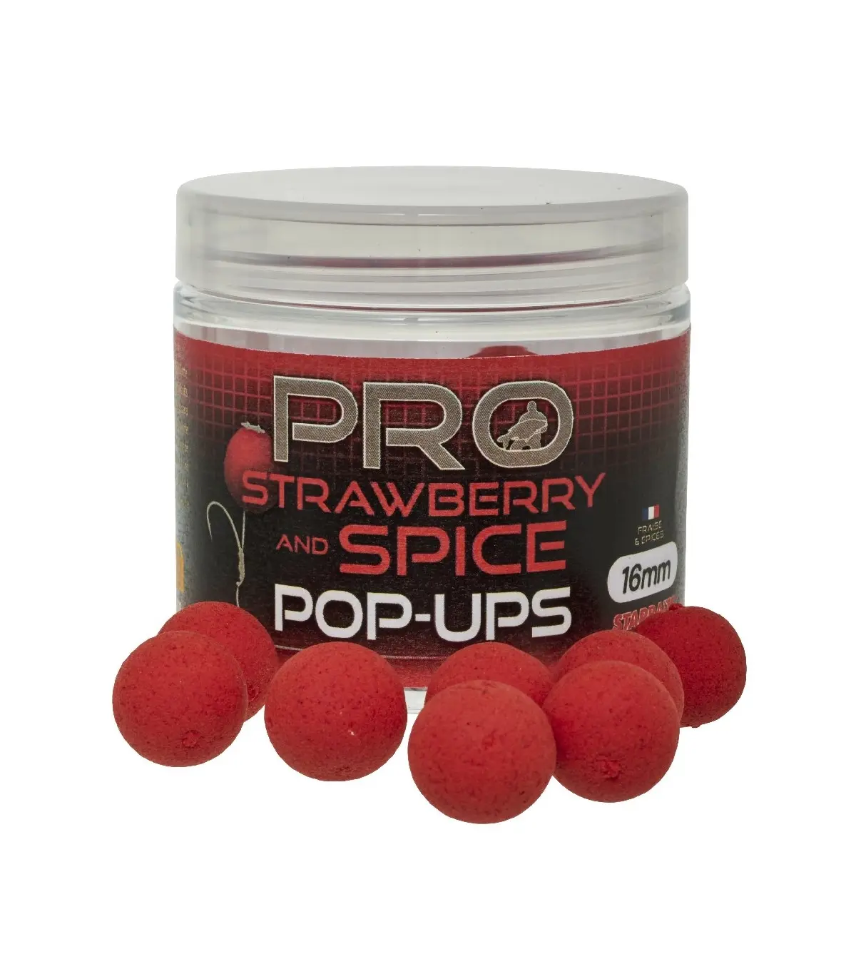 POP UPS 16MM STRAWBERRY AND SPICE STARBAITS