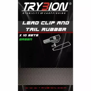 CLIP PARA PLOMO VERDE 10PCS TRYBION CON PASADOR