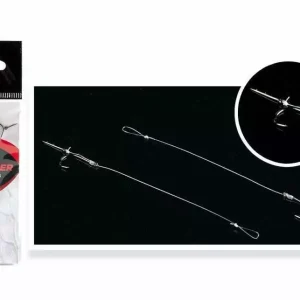 ANZUELO MONTADO BAYONETA FLUOROCARBONO 0.18MM/8CM